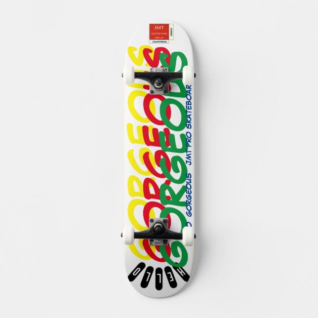 HALLÅ  SNYGGING  7 3/4" Skateboarddäck Mini Skateboard Bräda 18,5 Cm (Framsida)