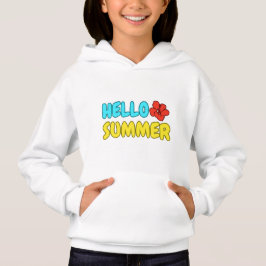 Hallå Sommar Barn Tröja Hoodie