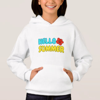 Hallå Sommar Barn Tröja Hoodie