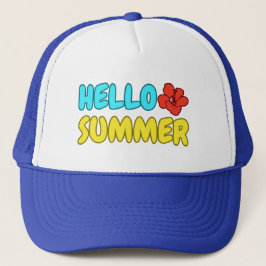 Hallå Sommar Hatt Keps