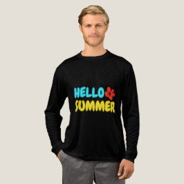 Hallå sommar långärmad skjorta t shirt