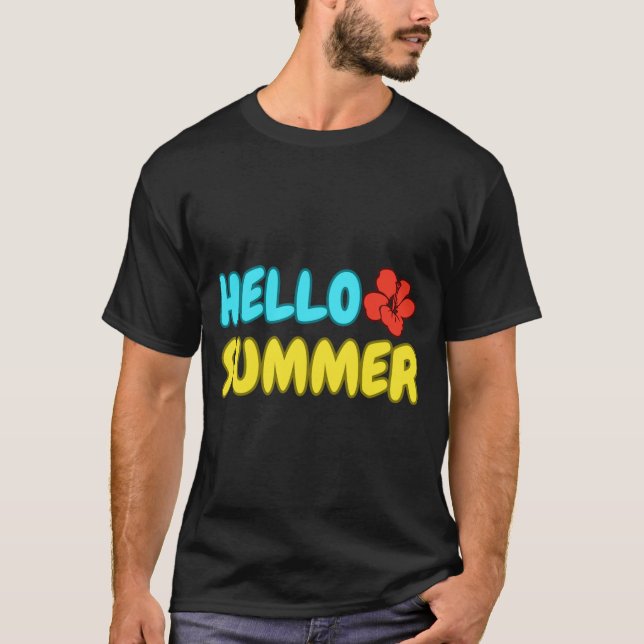 Hallå Sommar T-Shirt (Framsida)