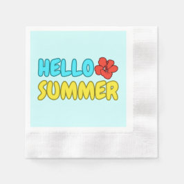 Hallå sommarpappersservetter pappersservett