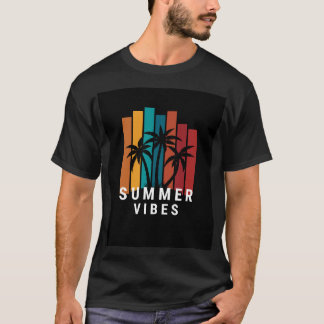 Hallå sommarstämning T-shirt pojkar Kul strand sem