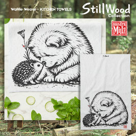 HALLÅ VÄN • StillWood • Chow & Igelkott Kökshandduk