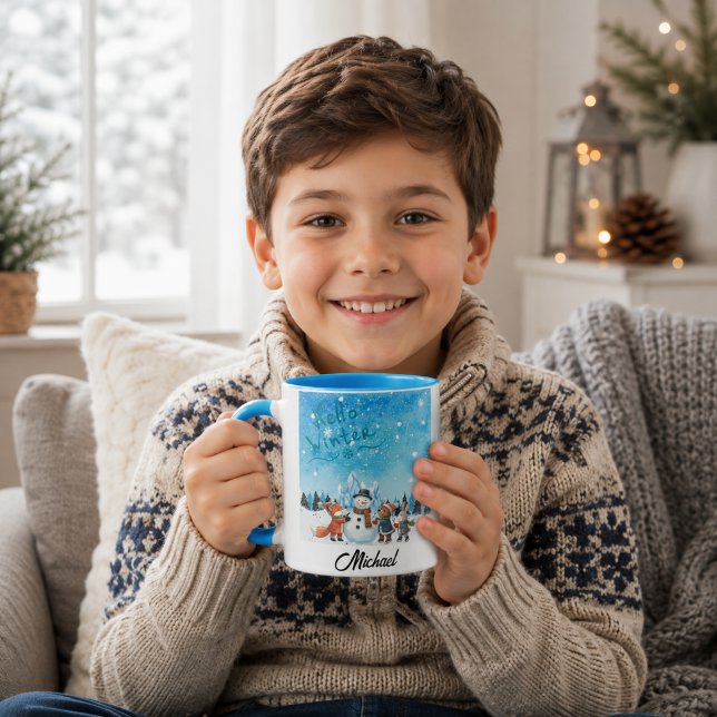 Hallå Vinter Personlig Mugg (Skapare uppladdad)