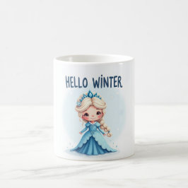 Hallå Vinter Prinsessa Mugg