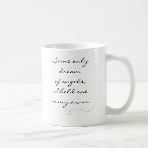Hållande änglarmugg kaffemugg