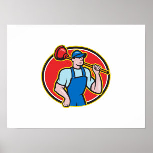 Hållande dykaretecknad för rörmokare poster
