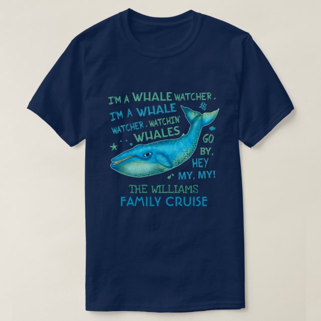 Hållande ögonen på familj för val att semestra t shirt (Design framsida)