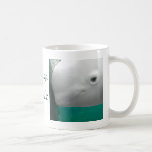 Hållande ögonen på mugg för Beluga