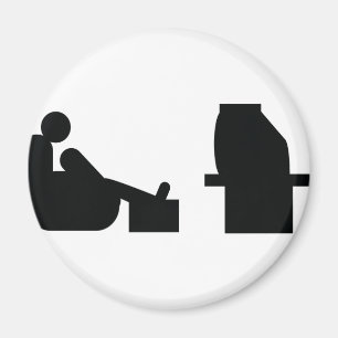 hållande ögonen på tv magnet