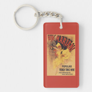 Hällande vin för Vin Mariani dansflicka