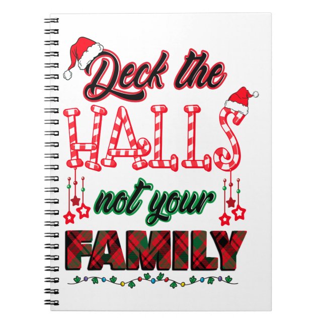 Hallarna är inte din familj anteckningsbok (Framsidan)