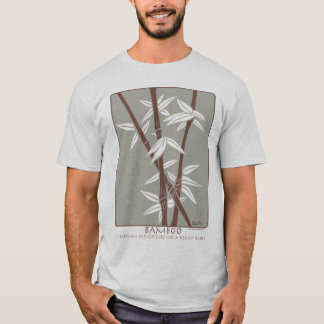Hållbar bambutryckT-tröja Tee Shirt