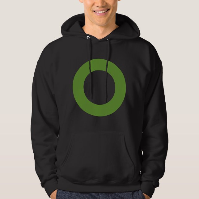 Hållbar cirkel - Färg Sweatshirt (Framsida)
