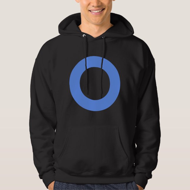Hållbar cirkel - Färg Sweatshirt Med Luva (Framsida)