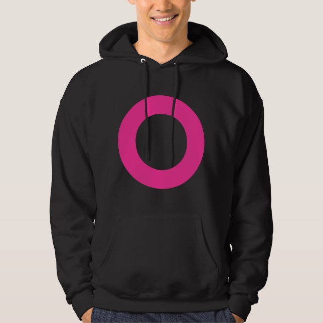 Hållbar cirkel - Färg Sweatshirt Med Luva (Framsida)