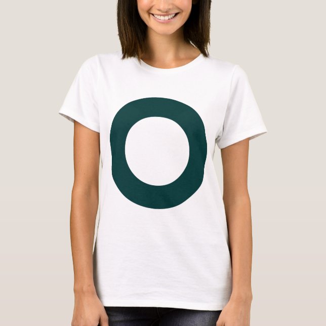 Hållbar cirkel - Färg T Shirt (Framsida)