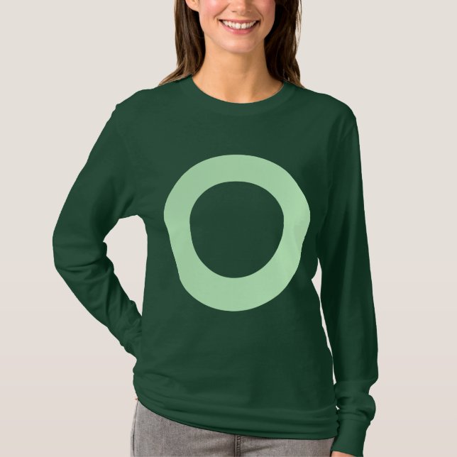 Hållbar cirkel - Färg T-shirt (Framsida)