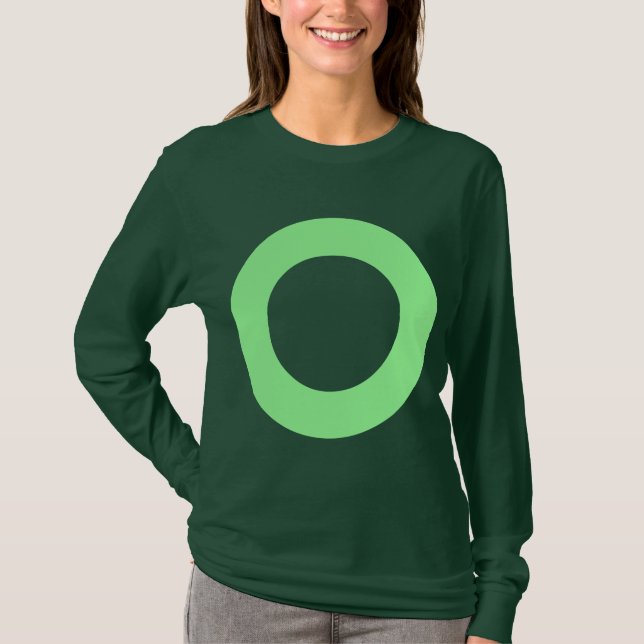 Hållbar cirkel - Färg T Shirt (Framsida)