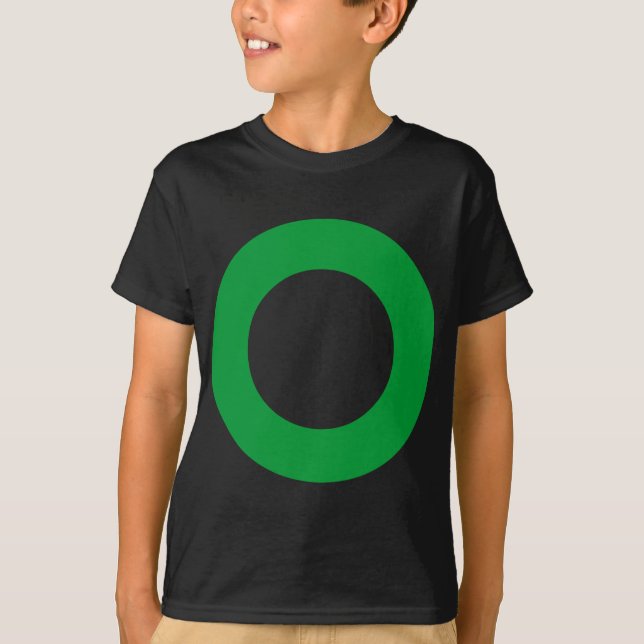 Hållbar cirkel - Färg Tee Shirt (Framsida)
