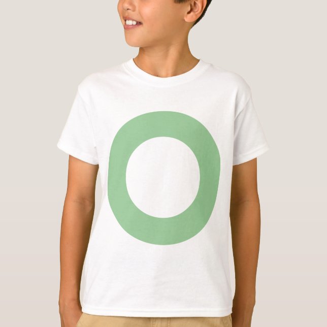 Hållbar cirkel - Färg Tee Shirt (Framsida)