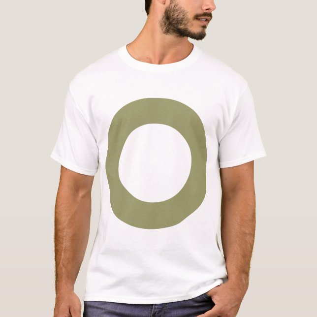 Hållbar cirkel t-shirt (Framsida)