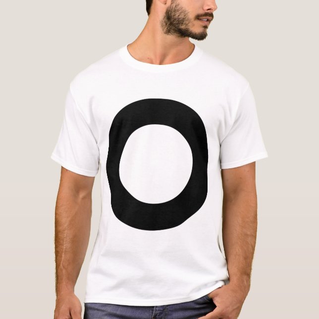 Hållbar cirkel t-shirt (Framsida)