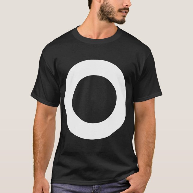 Hållbar cirkel t-shirt (Framsida)