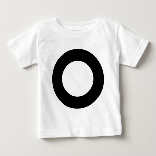 Hållbar cirkel tee shirt (Framsida)