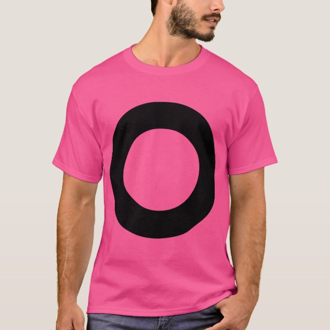 Hållbar cirkel tee shirt (Framsida)