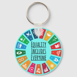 Hållbar framtid. Gåvor åt henne. Gåvor till honom Nyckelring