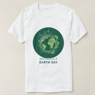 Hållbar jorddag t shirt