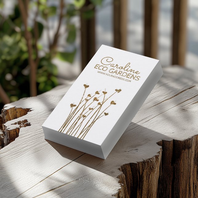 Hållbar klädsel och miljövänliga metoder visitkort (Perfect for business)