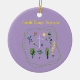 Hållbar livsstil julgransprydnad keramik