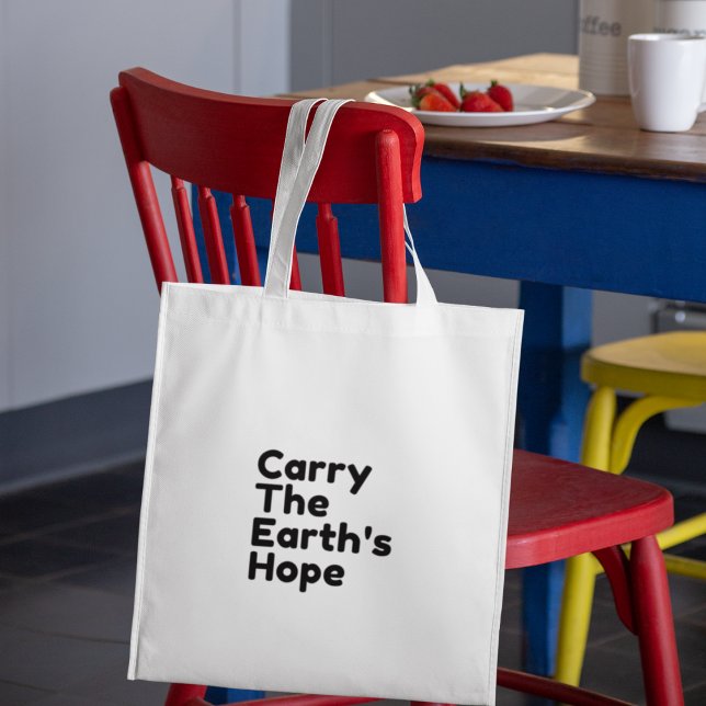 Hållbar, miljövänlig bäring av jorden tygkasse (Shop now and contribute to a cleaner, greener world!)