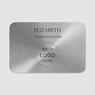 Hållbar Namn bricka för kläder Namnbricka