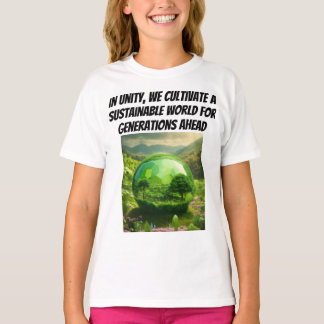 Hållbar natur T Shirt-design T Shirt
