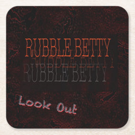 Hållbar och absorberande Papper Underlägg Kvadrat