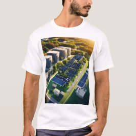 Hållbar solenergianläggning t shirt