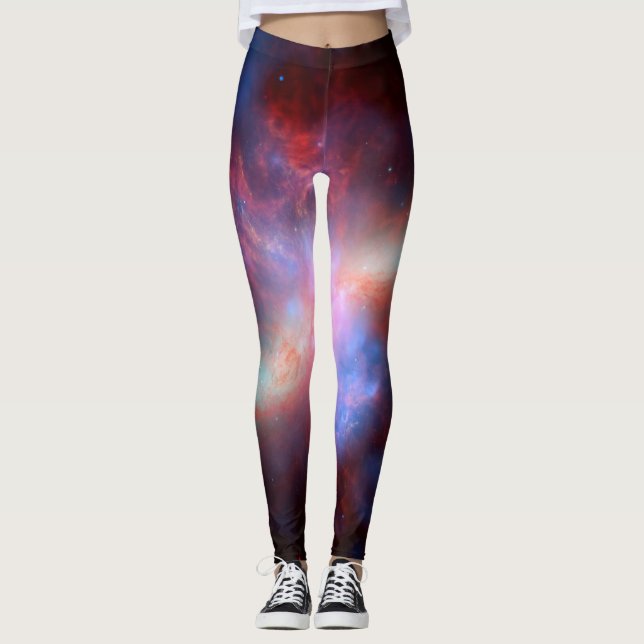 HÅLLBAR TELESCOPE NEBULA ASTROFOTO LEGGINGS (Framsida)