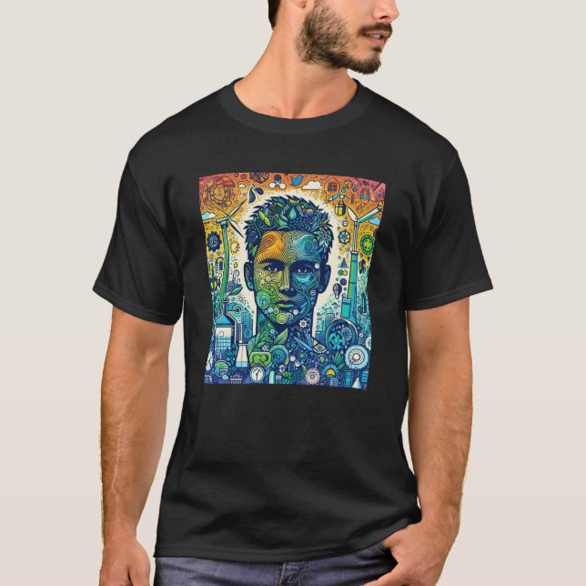 Hållbart liv - Miljövänlig T-Shirt (Framsida)