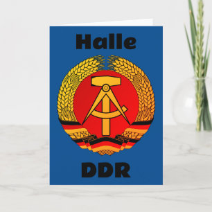 Halle, Deutsche Demokratische Republik - DDR Tack Kort