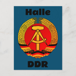 Halle, Deutsche Demokratische Republik - DDR Vykort