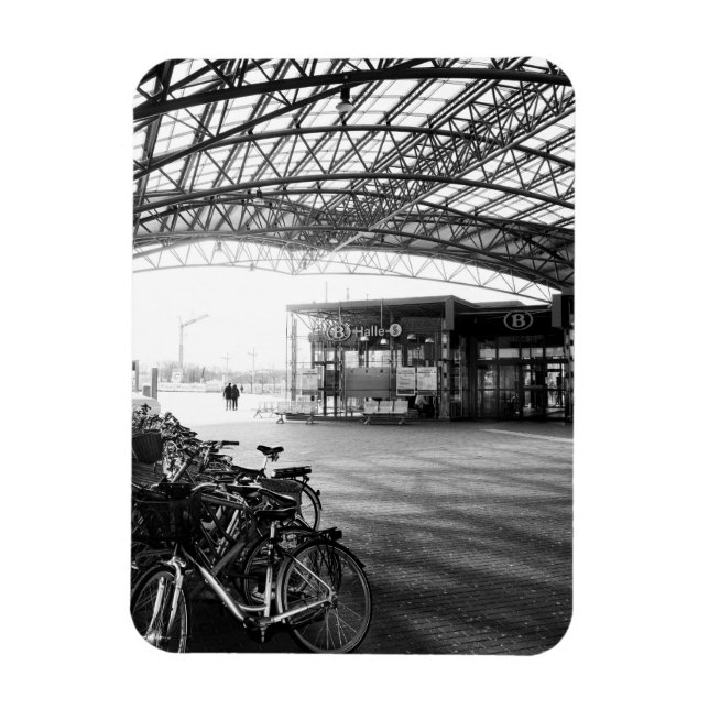 Halle järnvägsstation, Belgien Magnet (Vertikal)