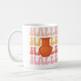 Halle Retro Namn Keramik Hobby Kaffemugg