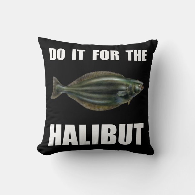 Hälleflundra Kudde (Framsida)