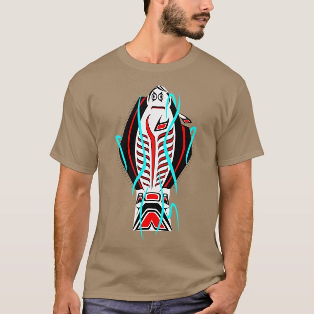 Hälleflundra T Shirt (Framsida)