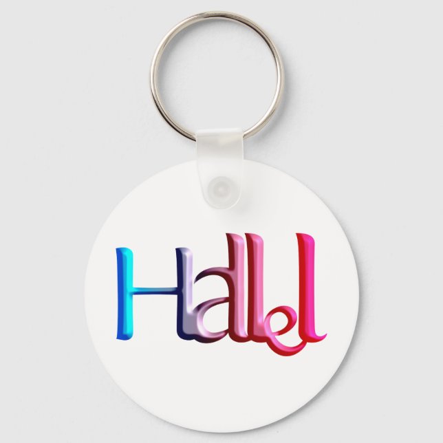 Hallel.png Nyckelring (Framsida)